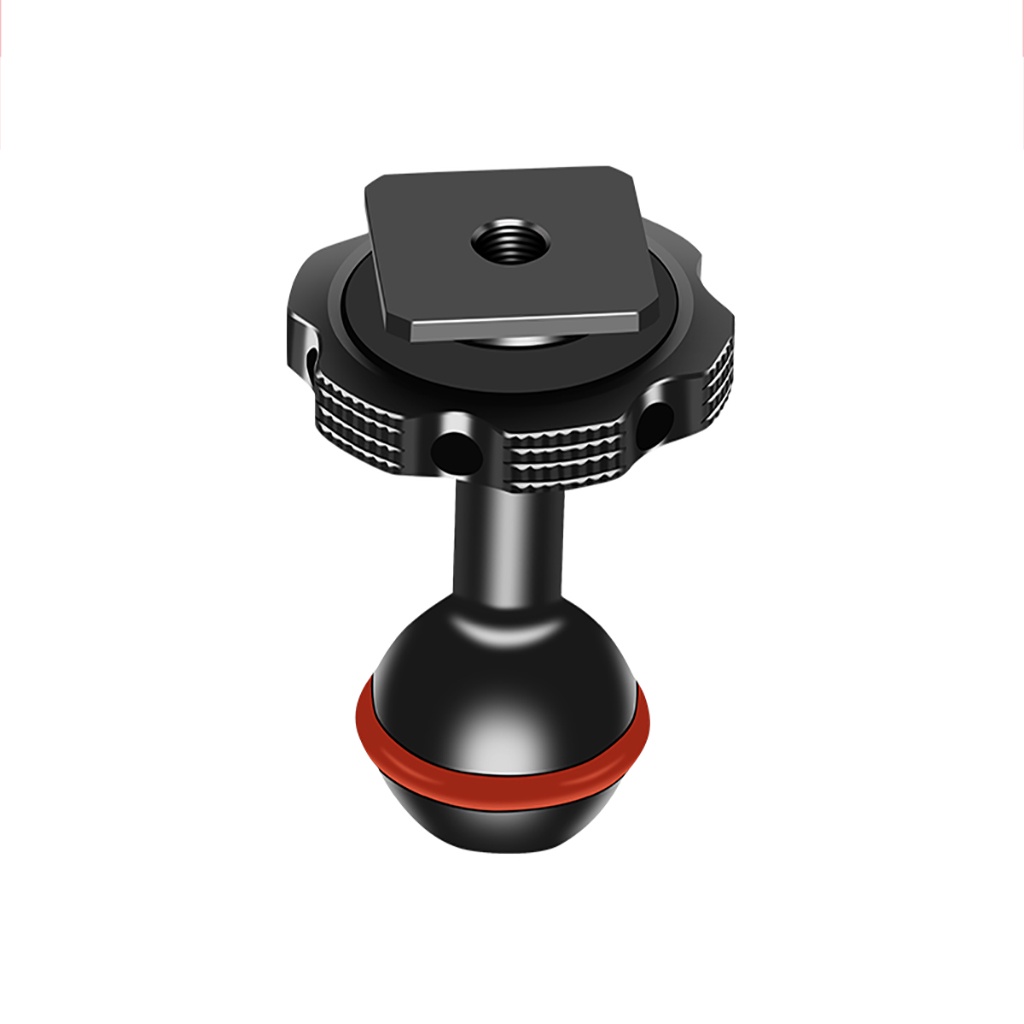 Feichao แขนเมจิก แบบหัวบอลคู่ พร้อมเมาท์แคลมป์ NATO สกรู 1/4 20 มม. สําหรับกล้อง DSLR กรงไฟ มอนิเตอร์ ไมโครโฟน - รูปที่ 3