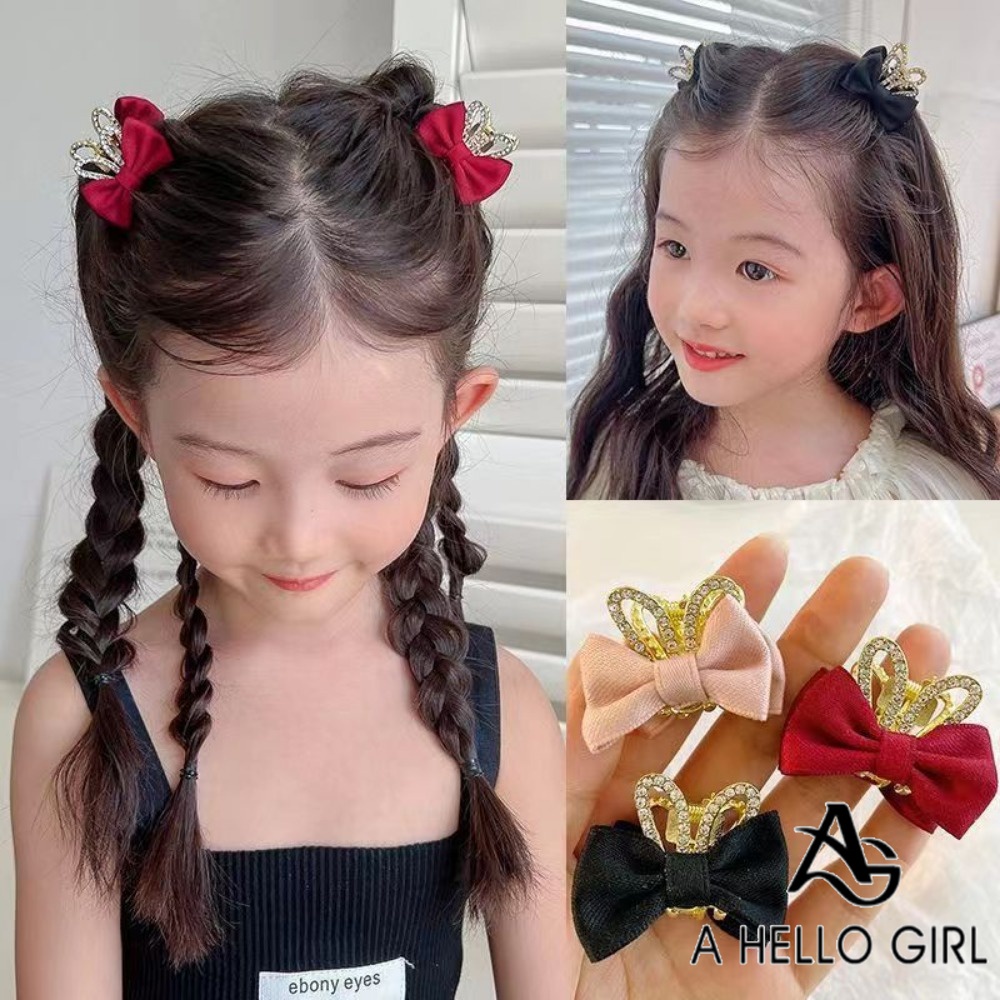 A HELLO Girl กิ๊บติดผมหูกระต่ายน่ารัก 3D สวยหรู สไตล์เจ้าหญิง สําหรับเด็กผู้หญิง