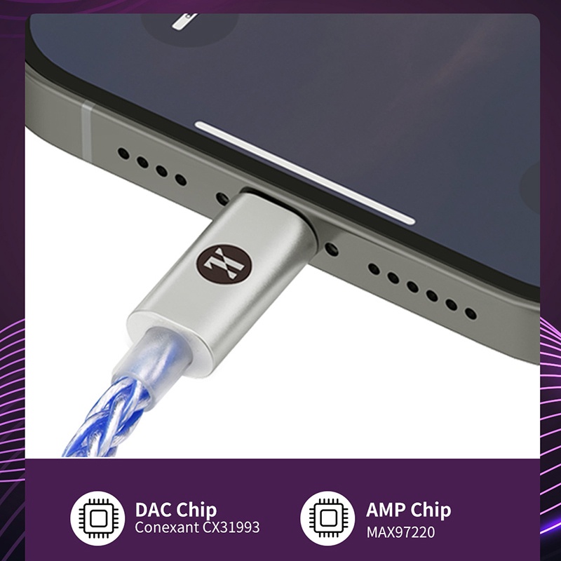 Jcally JM6 PRO เครื่องขยายเสียงโค้ด CX31993 สําหรับ IOS โทรศัพท์มือถือ Apple