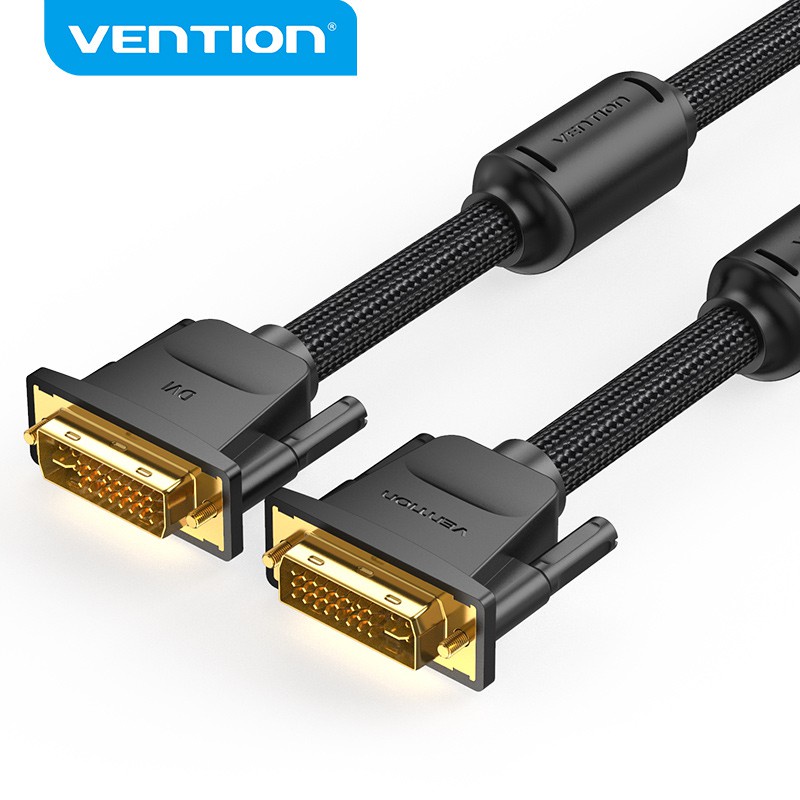 Vention สายเคเบิ้ล DVI DVI-D 24+1 2K 60Hz สําหรับ PC GPU HD Player TV Male to Male HD Cable