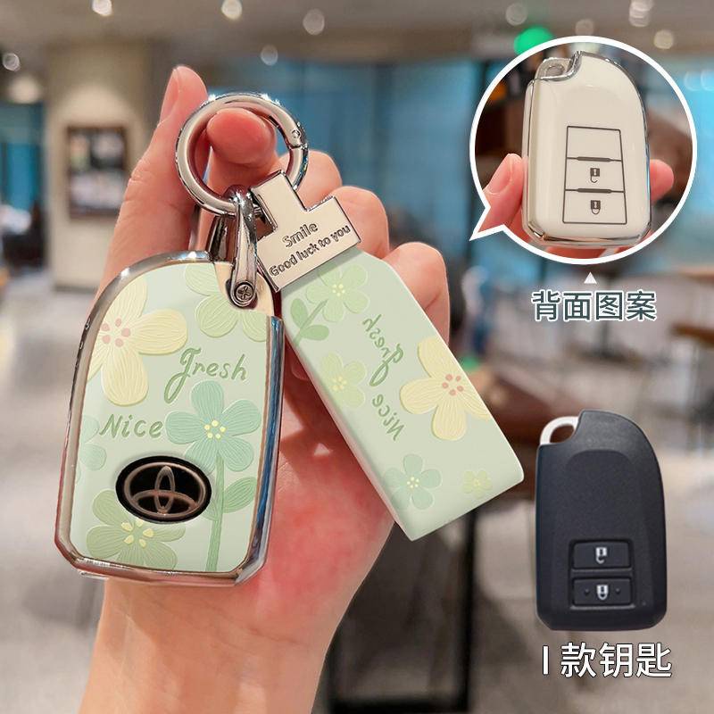 ที่ใส่กุญแจรีโมทรถยนต์ Toyota Hilux Fortuner Corolla Cross Yaris Veloz Yaris Ativ Commuter Corolla Camry Alphard พวงกุญแจรถ. กระเป๋าใส่กุญแจรถ
