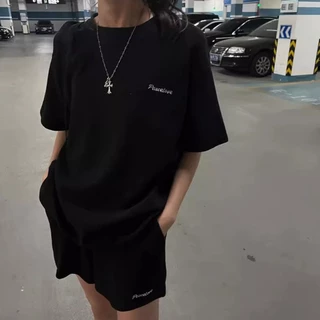 ชุดเซ็ต2ชิ้น เเขนสั้น-ขาสั้น ผ้าหนานุ่ม ฟรีไซส์
