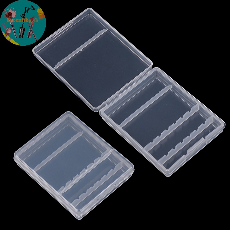 RENBG Square Nail Art เจาะ Bit กล่องเก็บ 6 หลุมใสผู้ถือบดจอแสดงผลเจาะ Bits เล็บ Organizer ฝุ่นกล่อง TH ราคา ถูกที่สุด ดีลบีเคเค แกลเลอรีภาพที่ 8