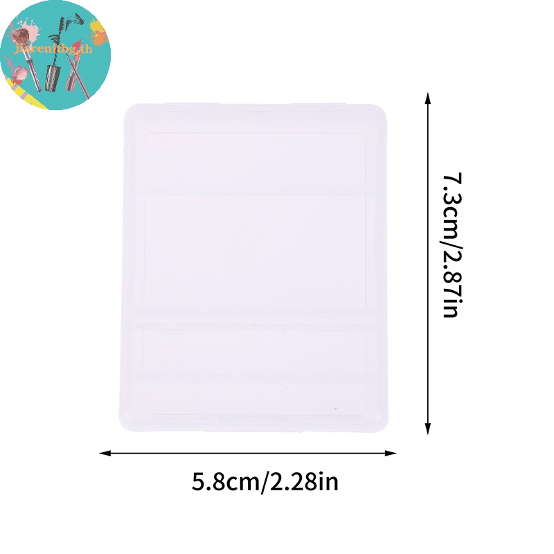 RENBG Square Nail Art เจาะ Bit กล่องเก็บ 6 หลุมใสผู้ถือบดจอแสดงผลเจาะ Bits เล็บ Organizer ฝุ่นกล่อง TH ราคา ถูกที่สุด ดีลบีเคเค แกลเลอรีภาพที่ 9