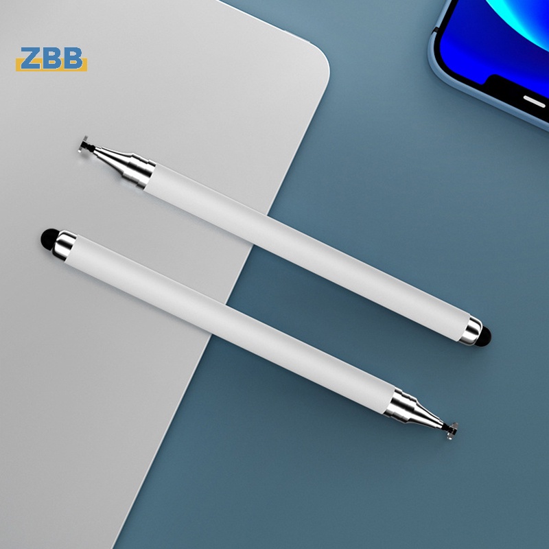 Zbb&gt; 2 In 1 ปากกาสไตลัส สําหรับโทรศัพท์มือถือ แท็บเล็ต ดินสอสัมผัส ตัวเก็บประจุ สําหรับ Iphone Samsung สากล โทรศัพท์ Android วาดภาพหน้าจอ ดินสอ ใหม่