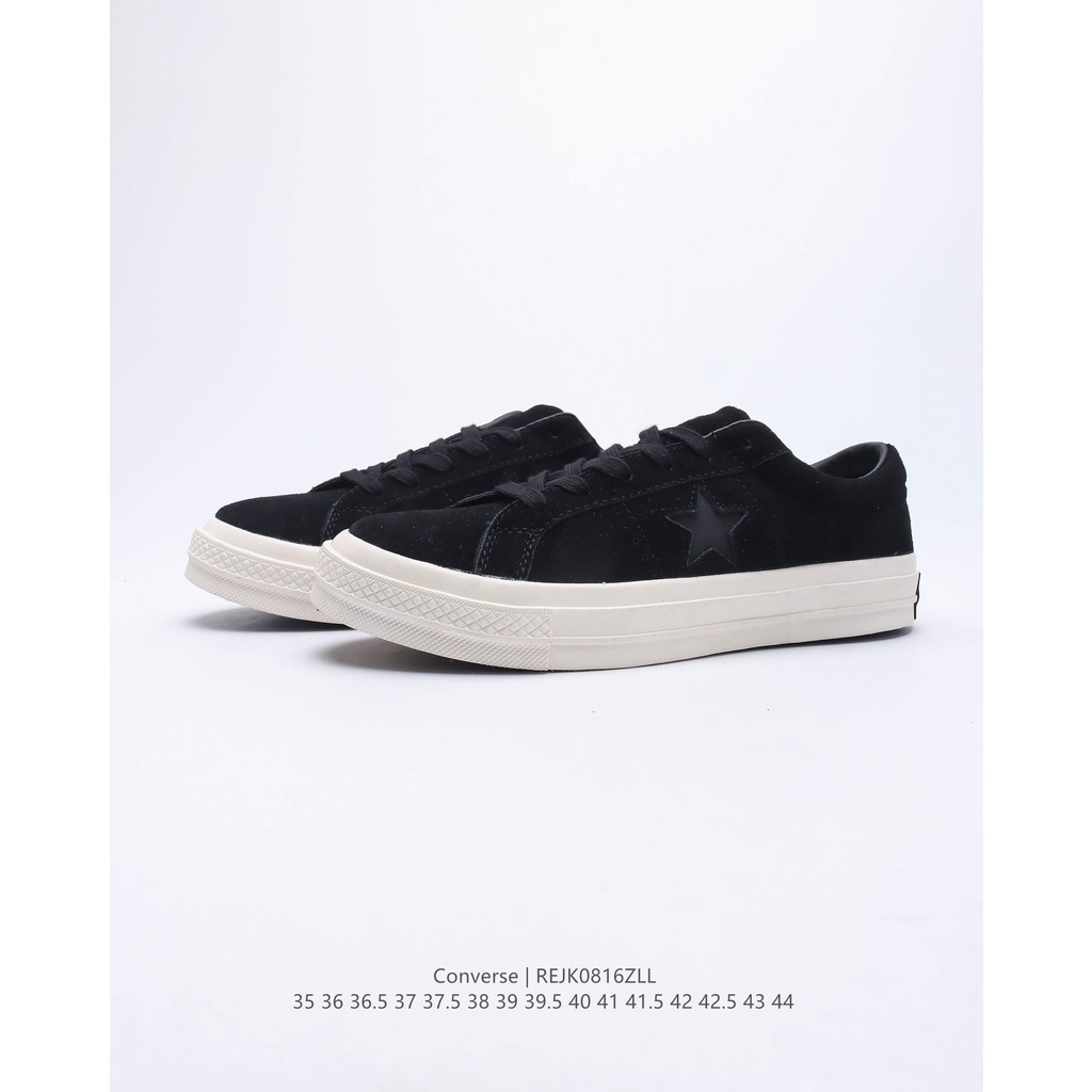 Converse Converse One Star Suede OX One Star Series Classic Low Top Vintage Leather Casual All-m แน