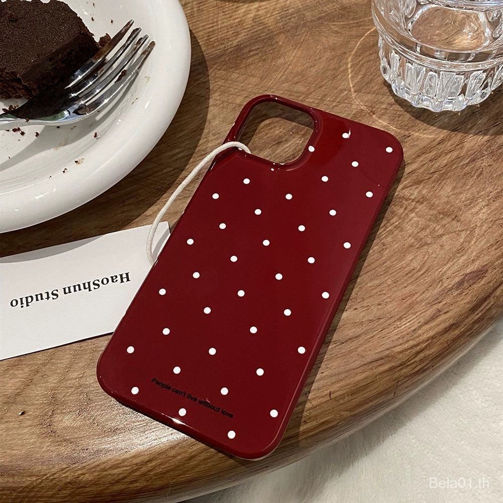 ใหม่ เคสโทรศัพท์มือถือแบบแข็ง ลายจุด แวววาว สําหรับ iPhone 15Pro 14 13 12 xsmax 11 0BHQ