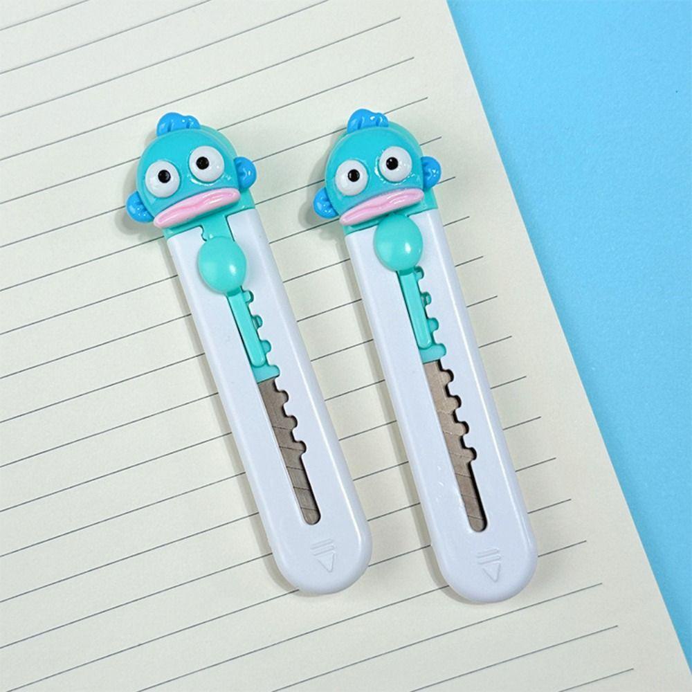 Jsjjingp เครื่องตัดกระดาษ Clownfish เครื่องตัดกล่องแบบพับเก็บได้, เครื่องตัดกระดาษ Mini Pocket Sharp ห่อเครื่องมือ Home