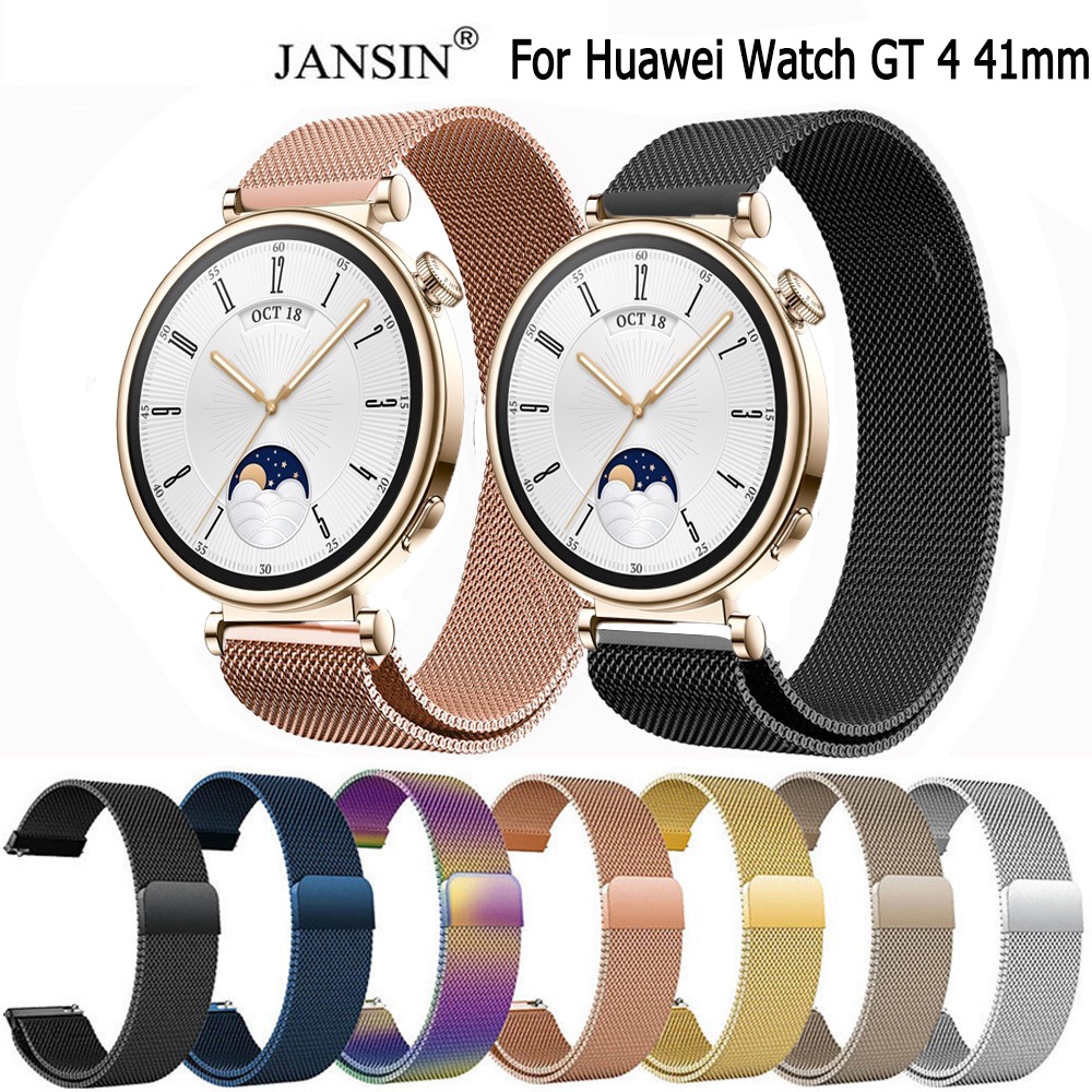 สาย Huawei Watch GT 4 41mm magnetic loop สายนาฬิกาข้อมือ สเตนเลส สำหรับ huawei watch gt4 41mm สมาร์ทวอทช์ มี