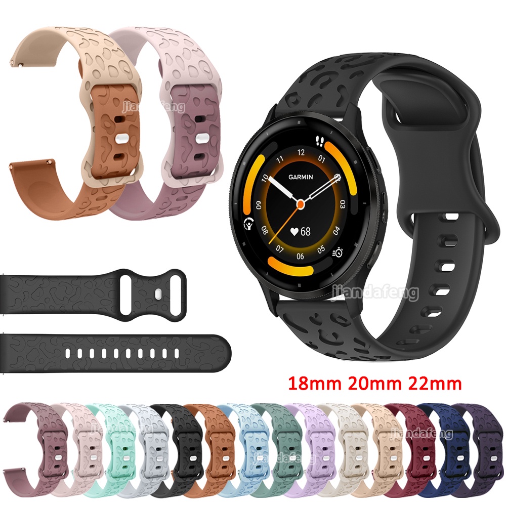 สายรัดซิลิโคนอ่อนนุ่มสายรัดข้อมือกันน้ําสําหรับ Garmin Venu 4 3 45 มม. 3s 41 มม. 2 plus Vivoactive 6 5 Vivomove Sport