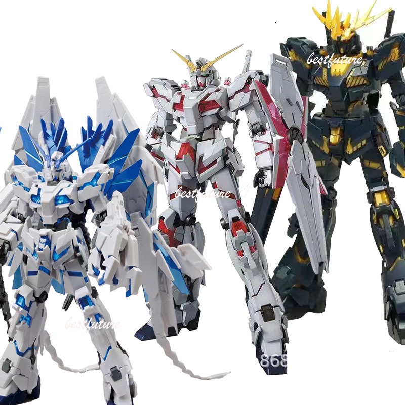 Rx-0 UNICORN โมเดลกันดั้ม Uc 1/144 BANSHEE Hg สําหรับตกแต่งห้องเด็ก