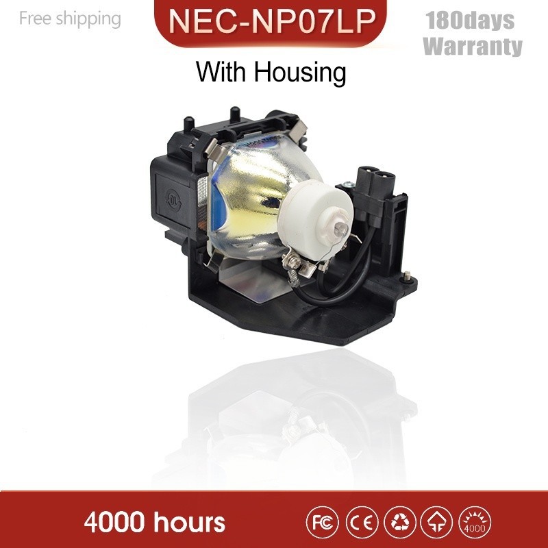NP07LP โคมไฟโปรเจคเตอร์สําหรับ Nec NP300 NP400 NP510W NP500 NP600 NP510WS NP610SG NP600S NP510WSG02