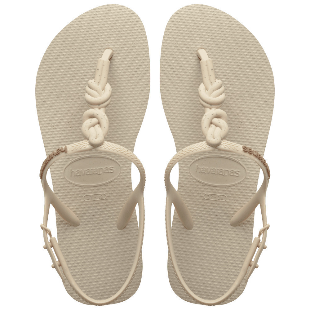HAVAIANAS รองเท้าแตะผู้หญิง Twist Plus Sandals BEIGE 41455790121F_C3CMXX