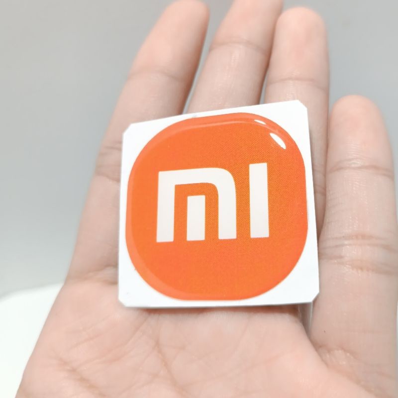 XIAOMI MI Emblem สติ๊กเกอร์เรซิ่นนูนยืดหยุ่น