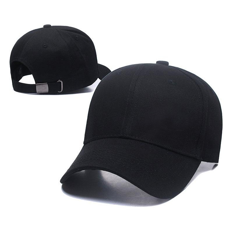 10.10 shopee Plain Black Bassball Hat / Play Hat / Girls Hat / Boys Hat / Twill Hat