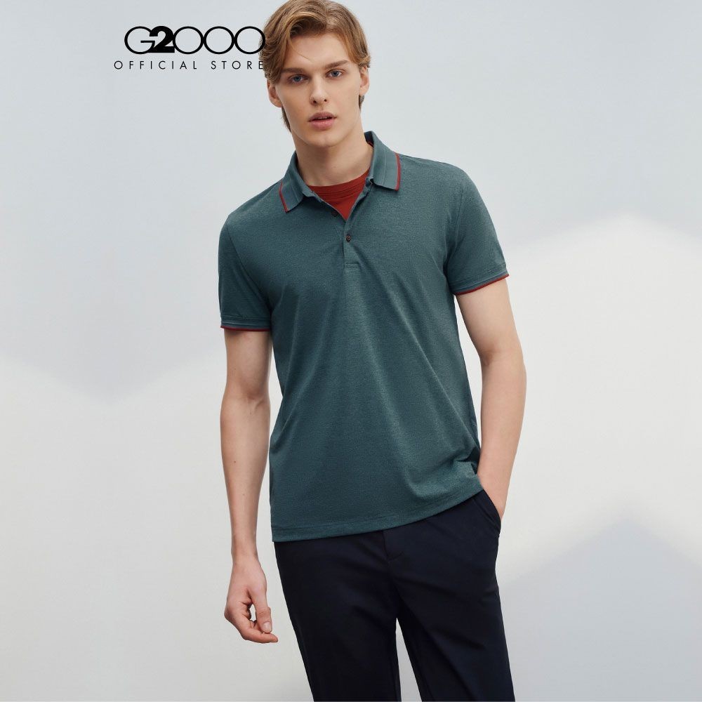 G2000 เสื้อโปโลสำหรับผู้ชาย ทรง Smart Fit รุ่น 4614134267 GREEN
