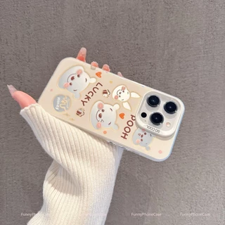 เข้ากันได้กับ ไอโฟน 11 12 ไอโฟน 13 ไอโฟน 15 ไอโฟน 16 Pro Max เคสโทรศัพท์นุ่มน่ารัก DLMSCY1902&1903
