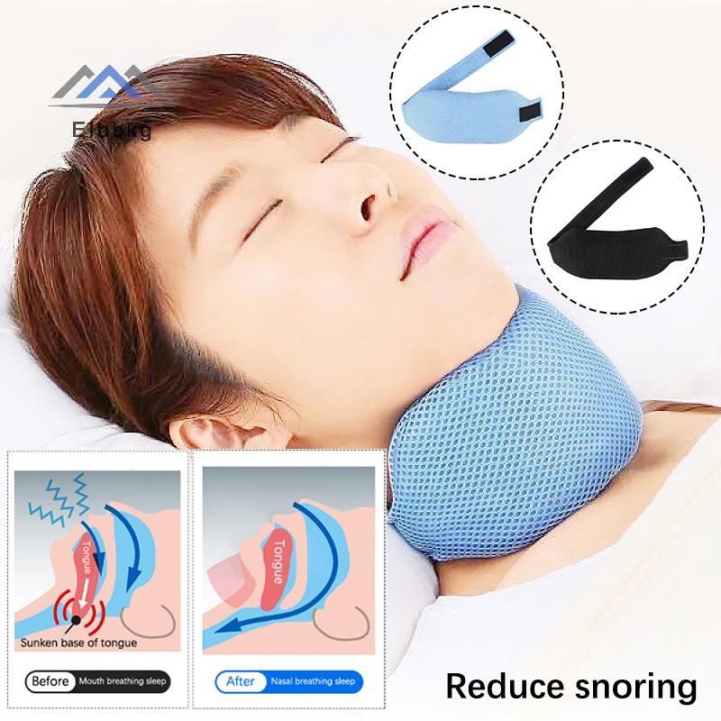 Eibbkg Anti Snore สายรัดคางสําหรับผู้ชายผู้หญิงปรับหยุดกรน Sleep คอรั้ง Anti Apnea Jaw Solution Slee