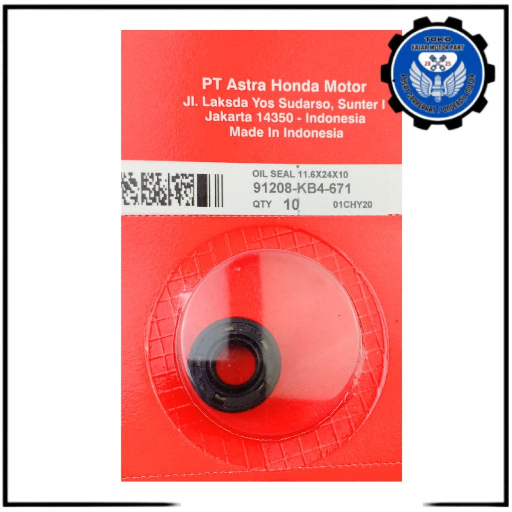 ซีลคันเกียร์ - Grand Supra X Gear Shift Seal KB4 KD287 91208-KB4-671 รถจักรยานยนต์