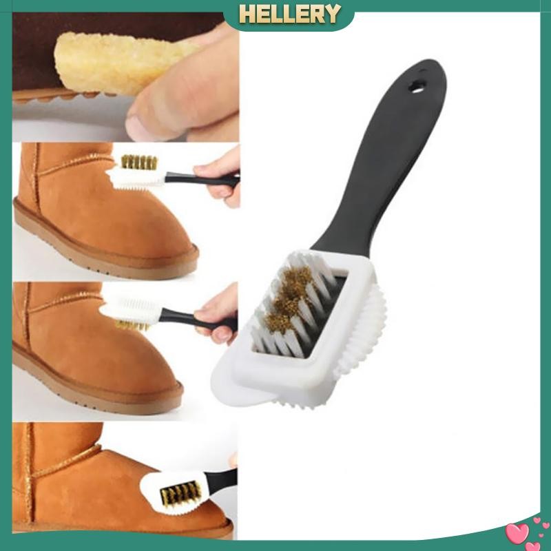 [HelleryPH] Suede Leather Nubuck Brush Snow Boot Brushes Suede Shoes Cleaner