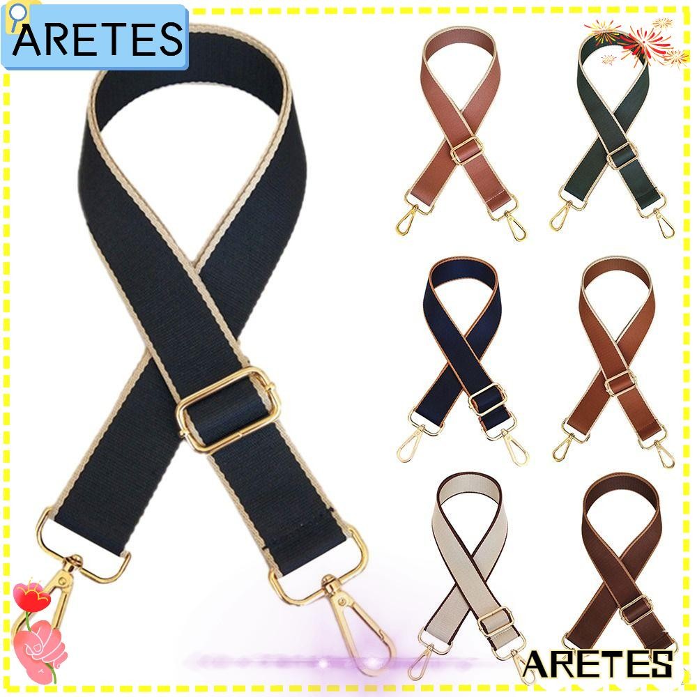 Arets สายรัดกระเป๋า กระเป๋าสะพายข้าง, เข็มขัดกระเป๋าสะพายไหล่ที่ถอดออกได้ปรับได้, แฟชั่นสายรัดไนลอนกว้าง 3.8 ซม. ผู้หญิง
