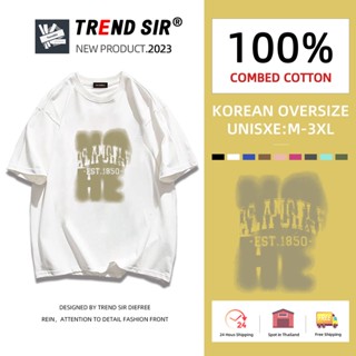 TrendSir⚡พร้อมส่ง⚡เสื้อยืด oversize👏102%cotton โอเวอร์ไซส์ มีของพร้อมส่ง🎶เสื้อผ้าสาวอวบอ้วน ขนาดใหญ่สินค้าคุณภาพดีออกแบบตามแฟชั่ เสื้อยืดผู้หญิงผ้าคอตตอน✔สำหรับชายและหญิง