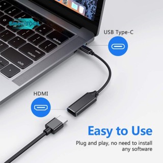 Utzn&gt; อะแดปเตอร์แปลงสายเคเบิ้ล Type C เป็น HDMI Ultra HD 4k USB 3.1 HDTV สําหรับ MacBook Chromebook Samsung S8 S9