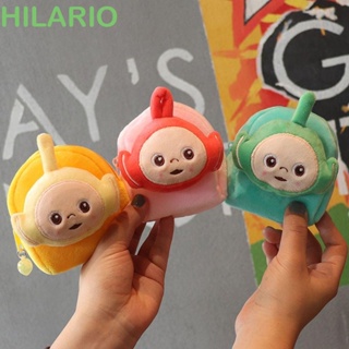 Hilario Teletubbies กระเป๋าใส่เหรียญ แบบพกพา ของขวัญเด็ก หูฟัง กระเป๋าเก็บ ตุ๊กตา ลิปสติก กระเป๋าซิป กระเป๋าใส่เหรียญ กระเป๋าสตางค์ การ์ตูน