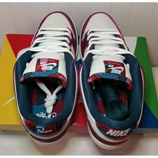 3☍✖∏ Parra x Nike SB Dunk Low pro QS abstract art รองเท้าผ้าใบ เหมาะกับการวิ่ง เล่นกีฬา DH765-600 100% 2021