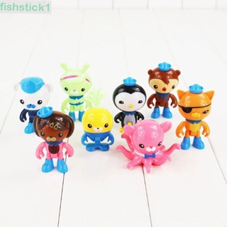 Fishstick1 ฟิกเกอร์การ์ตูน Peso Barnacles Dashi Ocean Adventure Team 8 ชิ้น ต่อล็อต