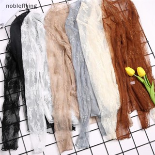 Nf เสื้อยืดซีทรู แขนยาว เซ็กซี่ ผ้าตาข่าย สีโปร่งใส หรูหรา nobleflying