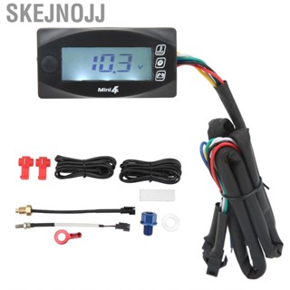 Skejnojj 4 in 1 Motorcycle  Engine Oil Temp Voltage Time LCD Digital Display DC12V Universal New