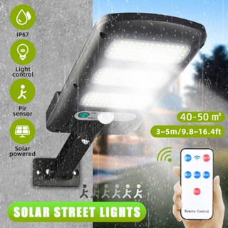 Control Security Wall Light PIR Motion Sensor Lamp 213 LED Solar Street Light