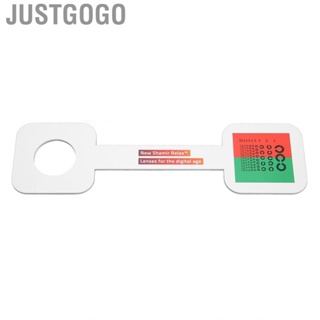 Justgogo Eyelid Measuring Ruler  Plastic Pupil Distance Meter Easy Operation for Ophthalmic Detection