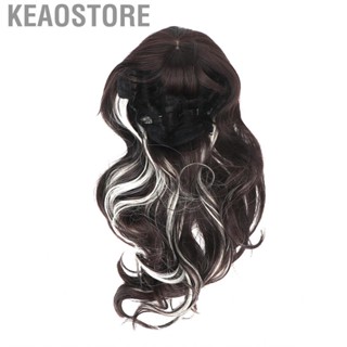 Keaostore Wavy Curly Wigs Smoothing Look Hair Wig For Women Breathable Net