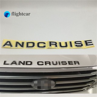 Flightcar สติกเกอร์โลโก้สัญลักษณ์ Land Cruiser สําหรับติดตกแต่งรถยนต์