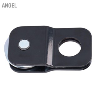 ANGEL 4 ตัน/8800lbs ความจุ Winch Pulley Snatch Block แรงดึงสูงเหล็กสีดำสำหรับ Offroad Recovery