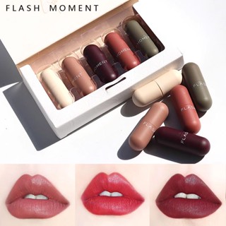 Spot instant hair#[5 packs] French big-name lipstick set box online celebrity recommended the same non-touch cup non-fading suit 8.cc