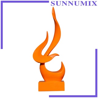 [Sunnimix] รูปปั้นรูปเปลวไฟ สไตล์โมเดิร์น สําหรับตกแต่งบ้าน ออฟฟิศ