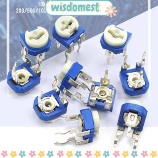 Wisdomest ตัวต้านทานปรับค่าได้ 1 2 5 50 k 200R M 10K RM-065-103 101 201 501 204 504 105 10 ชิ้น