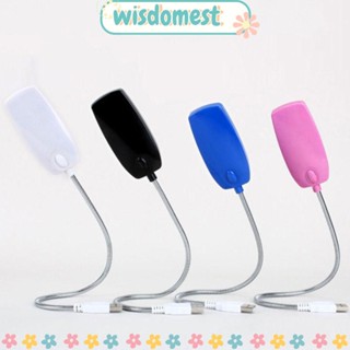 WISDOMEST โคมไฟอ่านหนังสือ Led สว่างพิเศษ 4 สี สําหรับโน๊ตบุ๊ค