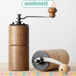 Wisdomest เครื่องบดกาแฟเอสเพรสโซ่ แบบแมนนวล เหล็กหล่อ ปรับได้