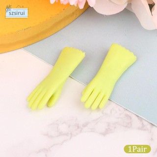 [szsirui] ถุงมือ 3.5 ซม. 1:12 สําหรับบ้านตุ๊กตา DIY