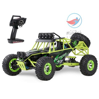 Wltoys 12427 50กม./ชม. ความเร็วสูง รถบังคับวิทยุ 1/12 2.4G 4WD รถออฟโร้ด ร็อค ตีนตะขาบ รถบรรทุกบังคับวิทยุ