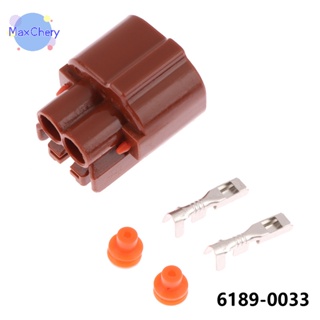 Mchy&gt; ปลั๊กซ็อกเก็ตเซนเซอร์อุณหภูมิรถยนต์ 2 Pin กันน้ํา สําหรับ Toyota Mazda 6189-0033 1 ชุด