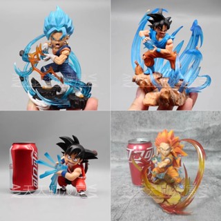 ส่งฟรี พร้อมส่ง โมเดลฟิกเกอร์ ดราก้อนบอล GK รูปปั้นเต่า ขนาดเล็ก WCF Qigong Son Goku สําหรับตกแต่งฉากคลื่นผม ของขวัญ