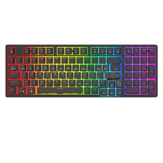 Readson H98 คีย์บอร์ดเล่นเกม 97 คีย์ แบ็คไลท์ RGB OEM Type-C ชาร์จซ้ําได้ 98%