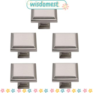 Wisdomest ลูกบิดลิ้นชัก โลหะผสมสังกะสี ทนทาน 5 ชิ้น