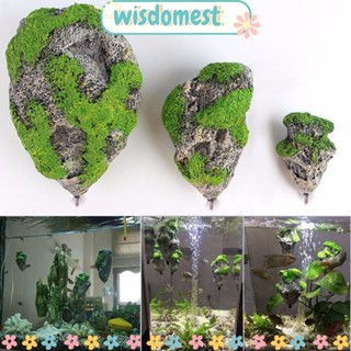 Wisdomest หินมอสจําลอง สําหรับตกแต่งตู้ปลา