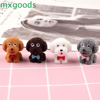 Mxgoods โมเดลสัตว์ สุนัข บอนไซ งานฝีมือ ขนาดเล็ก สําหรับตกแต่งภูมิทัศน์ 3 ชิ้น